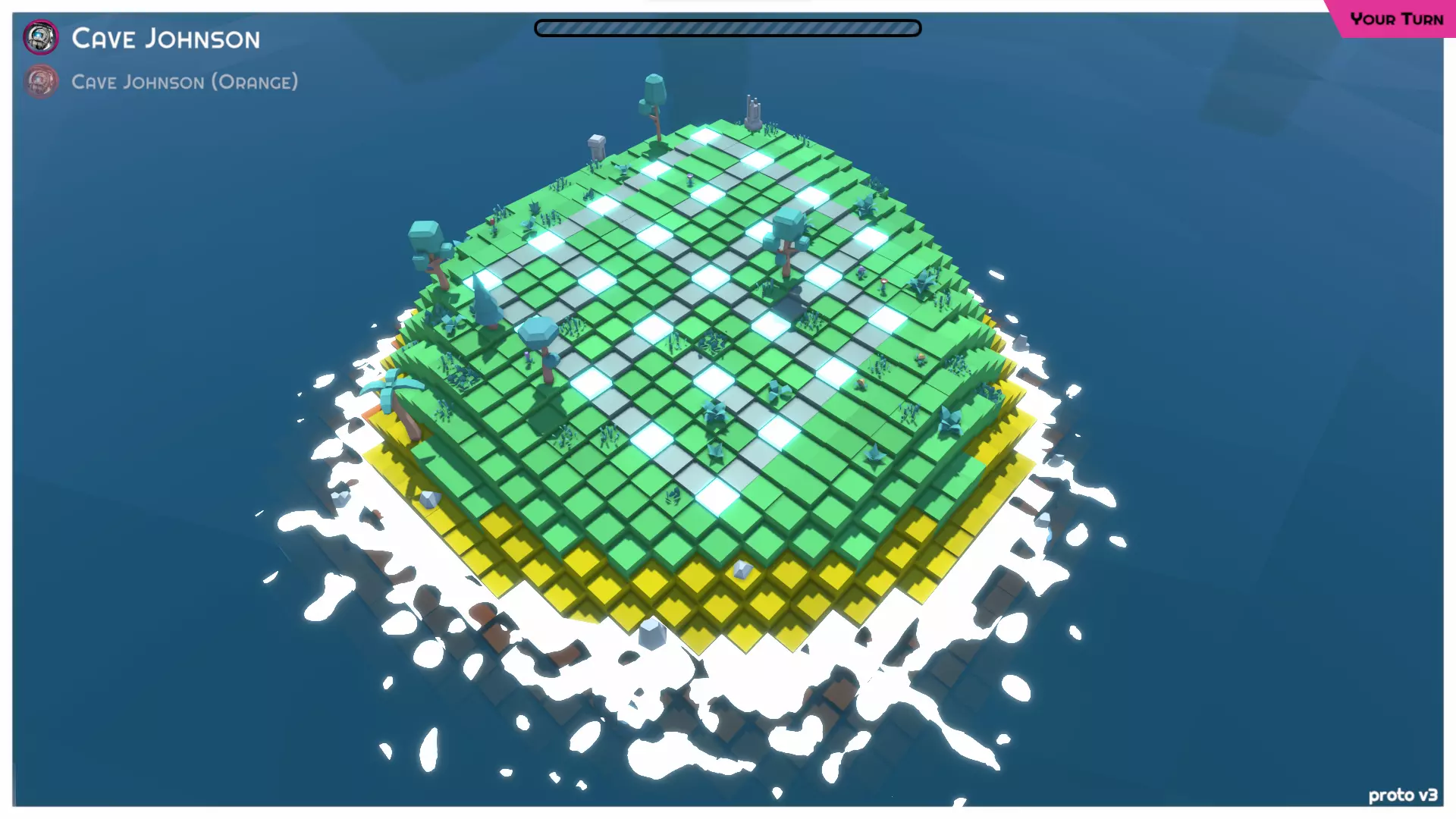 Screenshot of the local multiplayer UI
